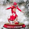 Chiefs Kingdom Christmas Ornament Kelce & Reid Inspiration Chiefs Kingdom Christmas Ornament Kelce & Reid Inspiration