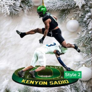 Kenyon Sadio Football Player Christmas Ornament