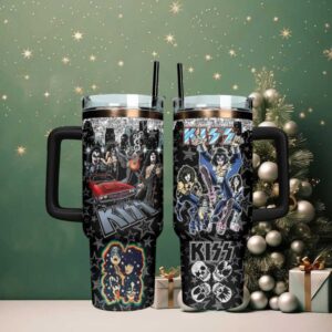 Kiss Band Music Graphics Custom Name Stanley Tumbler 40oz