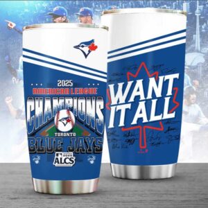 Limited Edition Blue Jays 2025 ALCS Champions Commemorative Tumbler
