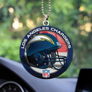 Los Angeles Chargers NFL Helmet Car Rearview Mirror Ornament