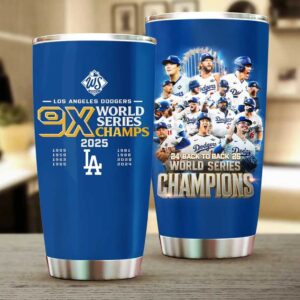 Los Angeles Dodgers 2025 World Series Champions 9X Commemorative Tumbler Los Angeles Dodgers 2025 World Series Champions 9X Commemorative Tumbler