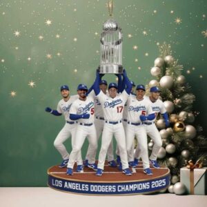 Los Angeles Dodgers 2025 World Series Champions Ornament
