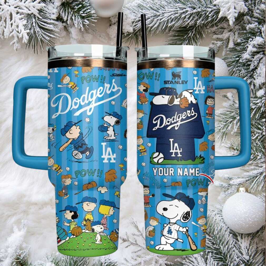 Los Angeles Dodgers Snoopy Stanley Tumbler Los Angeles Dodgers Snoopy Stanley Tumbler