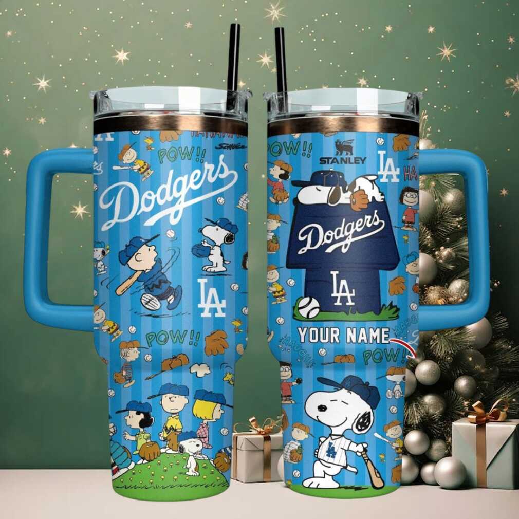 Los Angeles Dodgers Snoopy Stanley Tumbler Los Angeles Dodgers Snoopy Stanley Tumbler