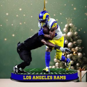 Los Angeles Rams Football Player Christmas Ornament