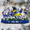 Eminem and Jack White Detroit Lions Halftime Show Christmas Ornament Eminem and Jack White Detroit Lions Halftime Show Christmas Ornament