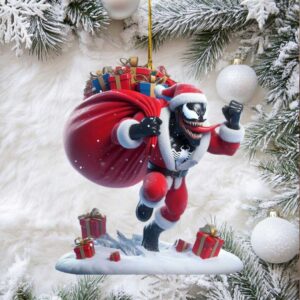Marvel Venom in Santa Suit Ornament