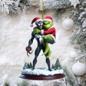 Merry Grinchmas, Venom! Ornament A playful title for the festive season