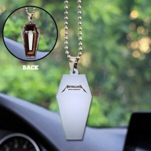 Metallica Band Merchandise Coffin Shaped Car Ornament