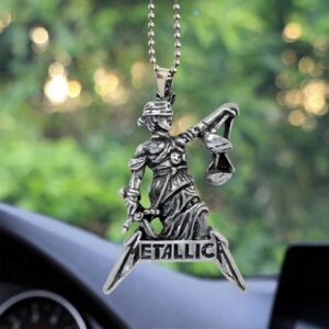Metallica Lady Justice Themis Car Rearview Mirror Hanging Ornament Metallica Lady Justice Themis Car Rearview Mirror Hanging Ornament