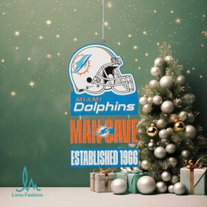 Miami Dolphins Man Cave Established 1966 Ornament Miami Dolphins Man Cave Established 1966 Ornament