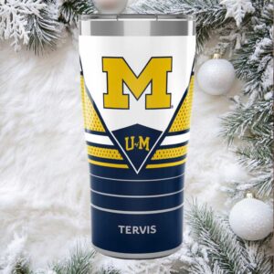 Michigan Wolverines Tervis 20oz. Win Streak Stainless Steel Tumbler Michigan Wolverines Tervis 20oz. Win Streak Stainless Steel Tumbler