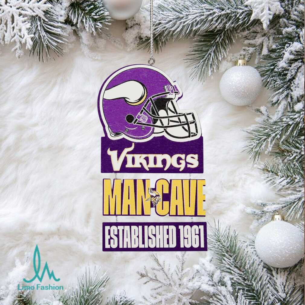 Minnesota Vikings Man Cave Established 1961 Hanging Ornament Minnesota Vikings Man Cave Established 1961 Hanging Ornament