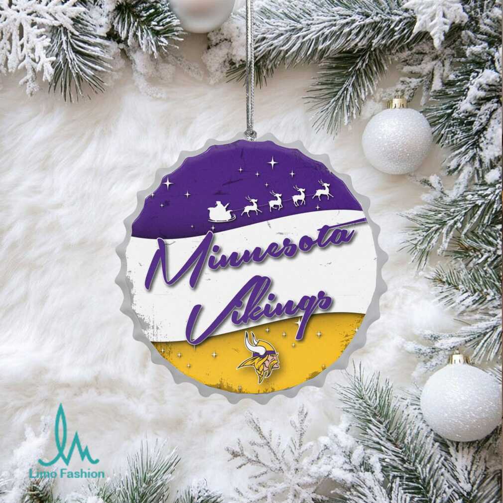 Minnesota Vikings NFL Bottlecap Sign Ornament Minnesota Vikings NFL Bottlecap Sign Ornament