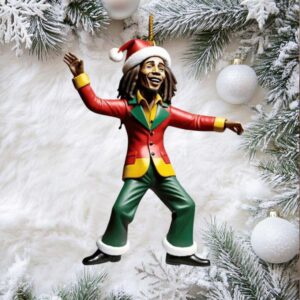 NEW Bob Marley Christmas Ornament