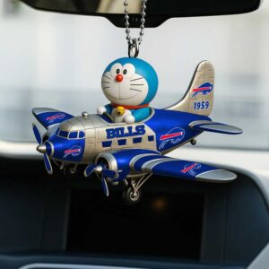 NFL Buffalo Bills Douglas DC 3 Doraemon Figurine Ornament