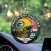 Personalized Football Team Grinch Christmas Ornament Personalized Football Team Grinch Christmas Ornament