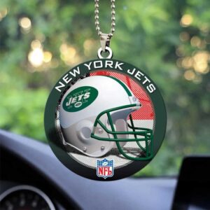 NFL New York Jets Helmet Hanging Ornament