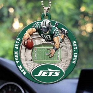 New York Jets Football Player Ornament