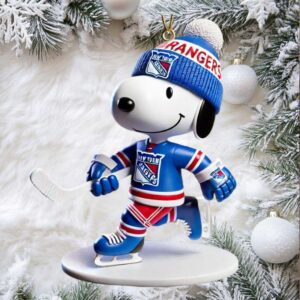 New York Rangers Peanuts Collection Snoopy Ornament