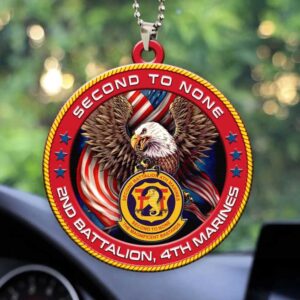 Official 2nd Battalion, 4th Marines Second to None Ornament