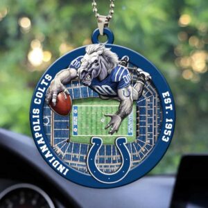 Official Blue Indianapolis Colts Mascot Ornament