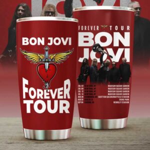 Official Bon Jovi Forever Tour Merchandise Tumbler Official Bon Jovi Forever Tour Merchandise Tumbler