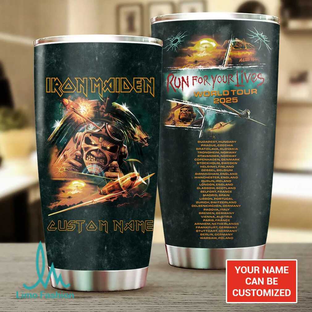 Official Iron Maiden 2025 Tour Date Insulated Tumbler Official Iron Maiden 2025 Tour Date Insulated Tumbler