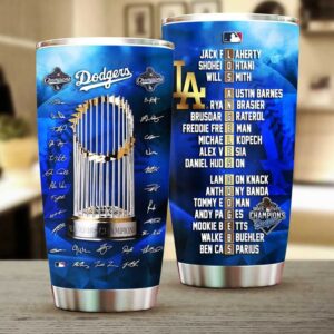 Official Los Angeles Dodgers 2025 World Series Victory Tumbler Official Los Angeles Dodgers 2025 World Series Victory Tumbler