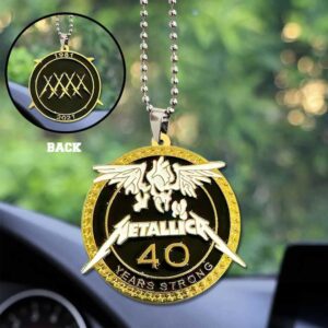 Official Metallica 40th Anniversary Coin Ornament