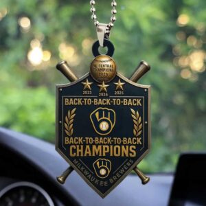 Official Milwaukee Brewers 2025 NL Central Division Champions Ornament