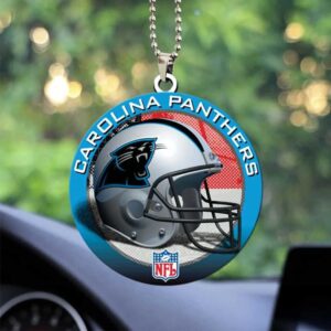 Official NFL Carolina Panthers Helmet Ornament