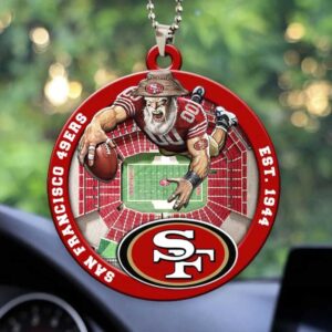 Official NFL San Francisco 49ers Christmas Ornament