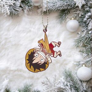 Official One Piece Monkey D. Luffy Tsumamare Rubber Key Ring Official One Piece Monkey D. Luffy Tsumamare Rubber Key Ring