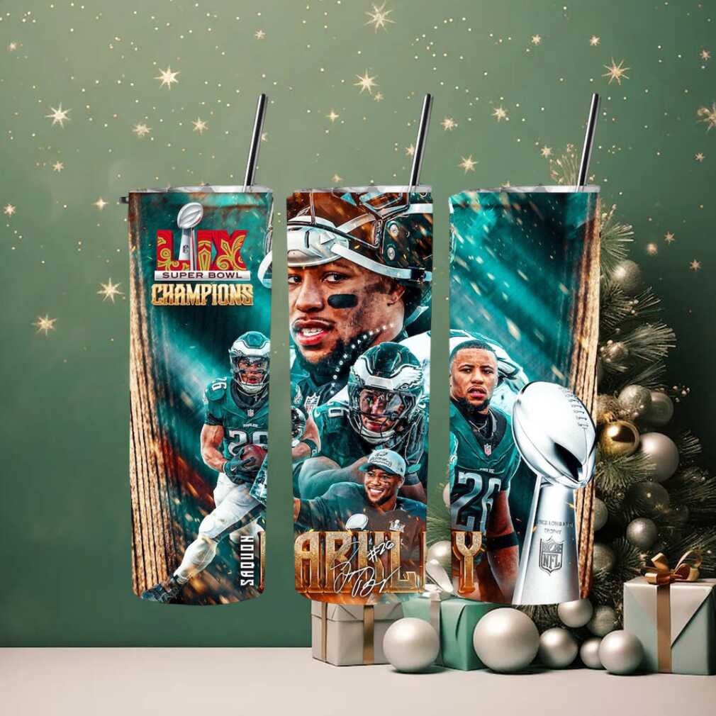 Official Saquon Barkley Philadelphia Eagles Champions Tumbler Official Saquon Barkley Philadelphia Eagles Champions Tumbler
