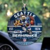 NFL Houston Texans Flat Helmet Ornament NFL Houston Texans Flat Helmet Ornament