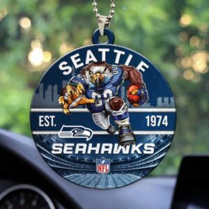 Official Seattle Seahawks Football Car Home Ornament