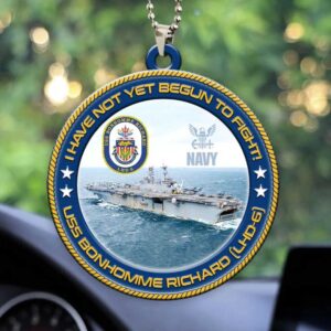 Official USS Bonhomme Richard LHD 6 Navy Ship Ornament