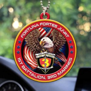 Officially Licensed 1st Battalion, 3rd Marines Military Ornament