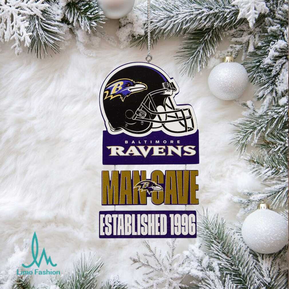 Officially Licensed NFL Baltimore Ravens Man Cave Sign Ornament Officially Licensed NFL Baltimore Ravens Man Cave Sign Ornament