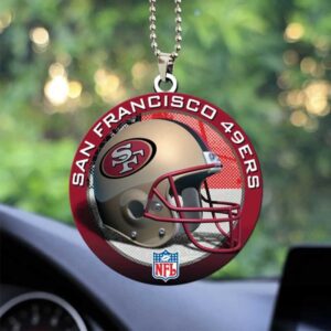 Officially Licensed San Francisco 49ers NFL Helmet Ornament