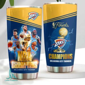 Oklahoma City Thunder 2024 2025 NBA Champions Tumbler