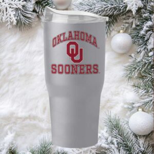 Oklahoma Sooners 30oz. Stone Powder Coat Tumbler Oklahoma Sooners 30oz. Stone Powder Coat Tumbler