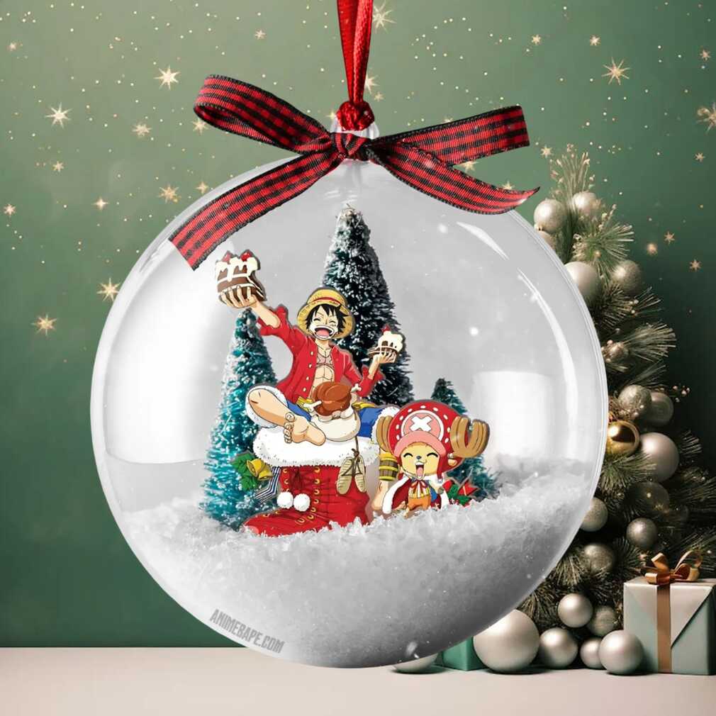 One Piece Luffy & Chopper Christmas Snow Globe Ornament One Piece Luffy & Chopper Christmas Snow Globe Ornament