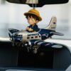 Pokémon Ash & Pikachu Detroit Lions Biplane Hanging Ornament Pokémon Ash & Pikachu Detroit Lions Biplane Hanging Ornament