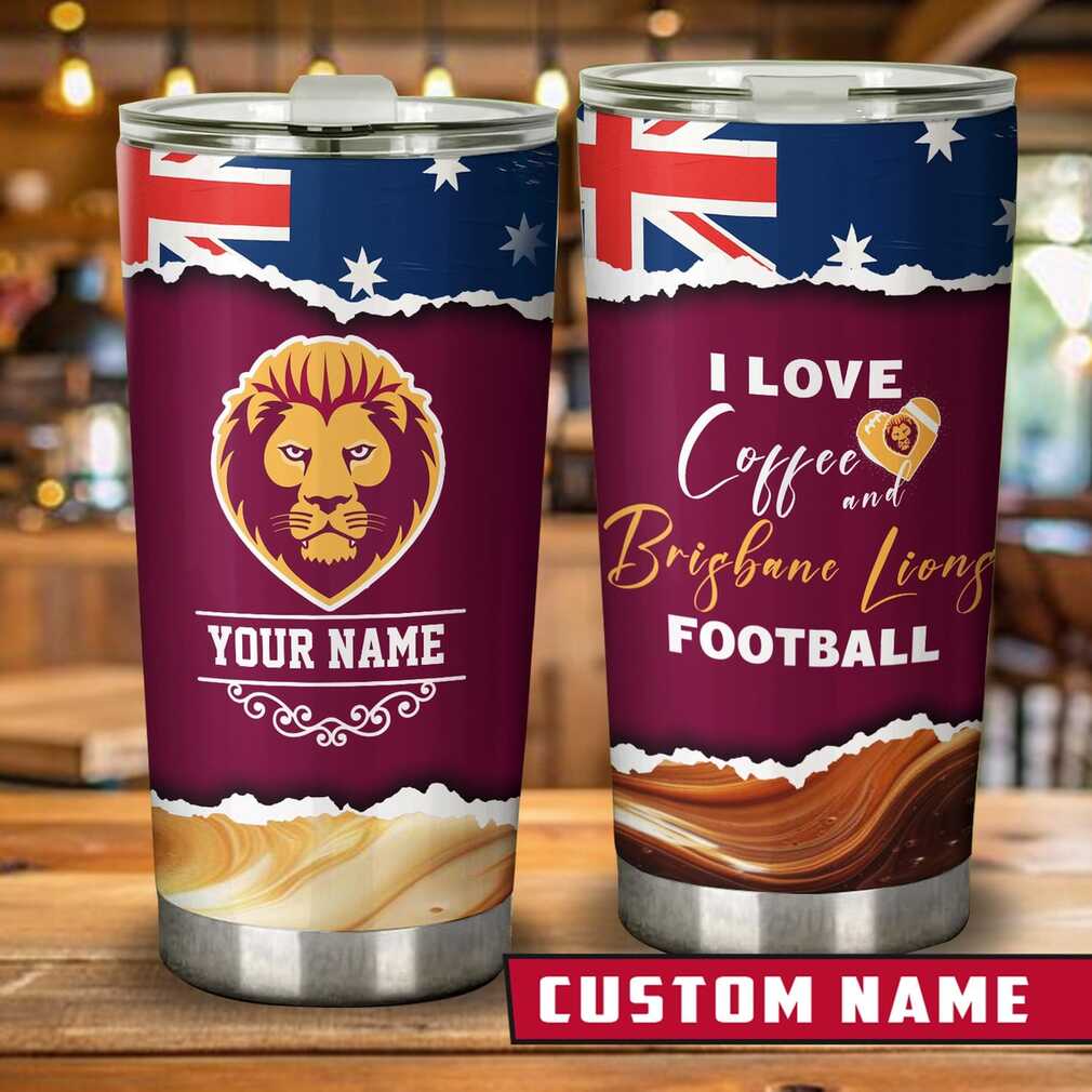Personalized GWS Giants Football Coffee Tumbler, Custom Name Insulated Cup Personalized GWS Giants Football Coffee Tumbler, Custom Name Insulated Cup