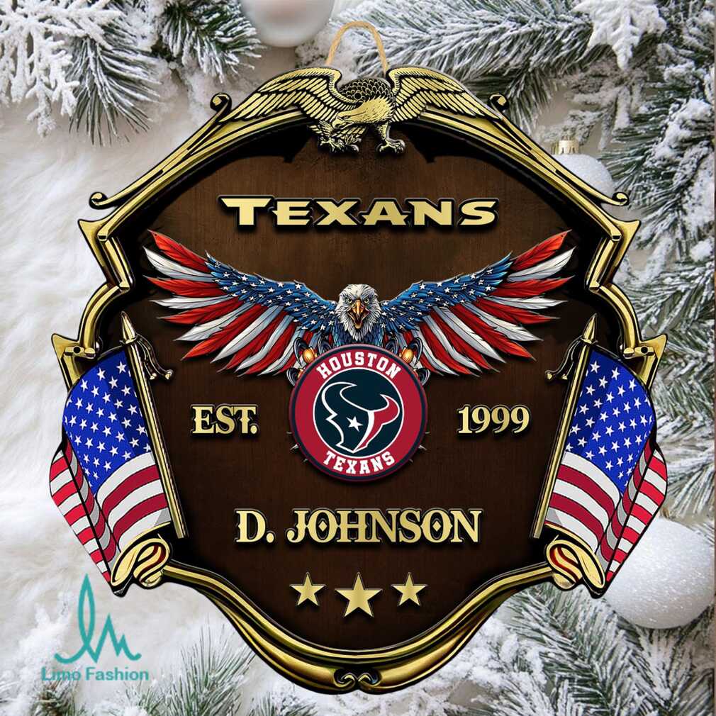 Personalized Houston Texans Door Sign Ornament Personalized Houston Texans Door Sign Ornament