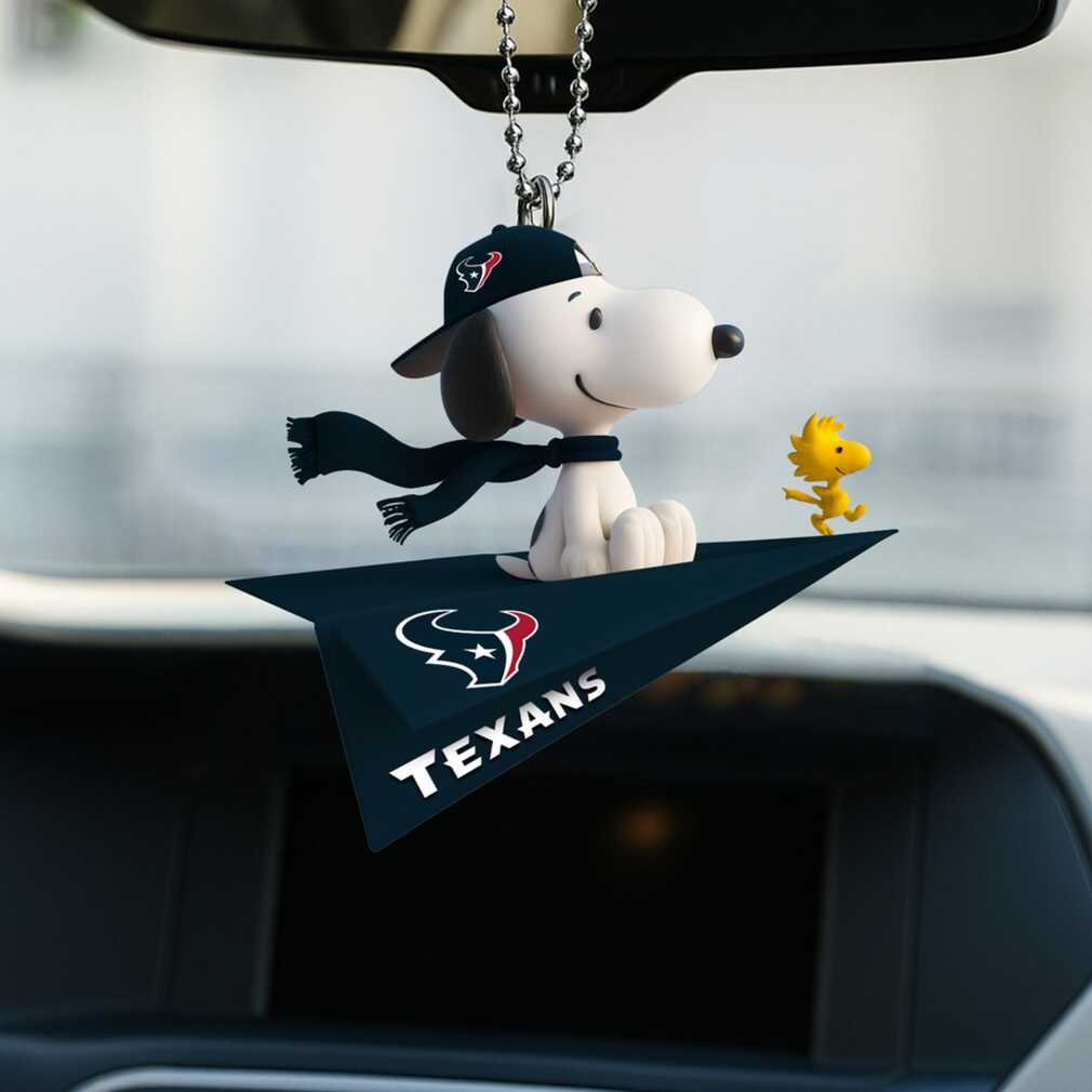 Personalized Houston Texans Snoopy NFL Sport Ornament Personalized Houston Texans Snoopy NFL Sport Ornament