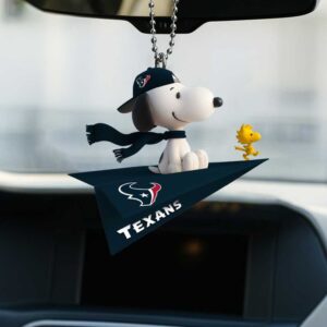 Personalized Houston Texans Snoopy NFL Sport Ornament